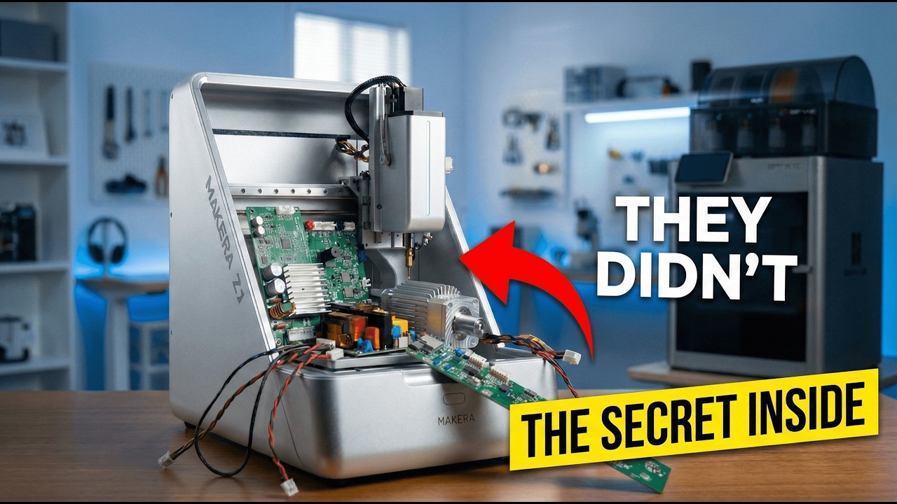 Makera Z1 Full Teardown: What's Really Inside This CNC Machine