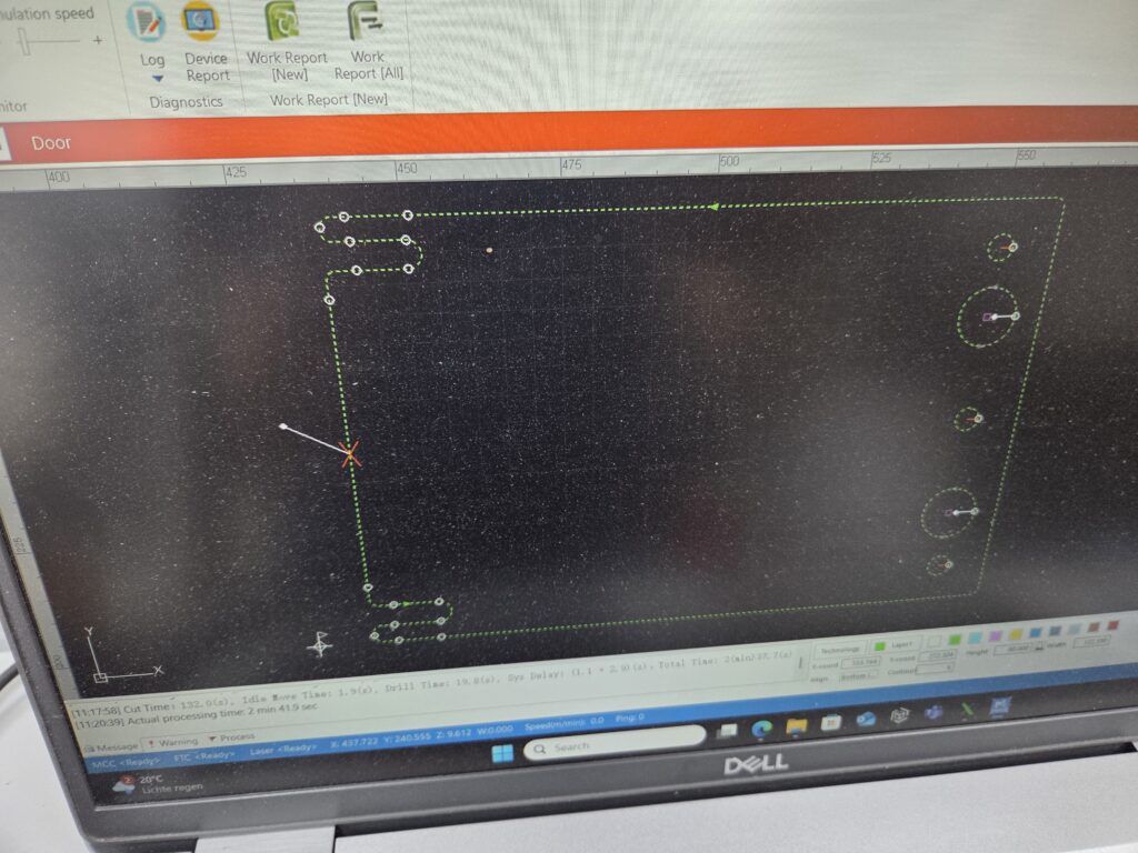 gweike m3 ultra cooling points mlaser software