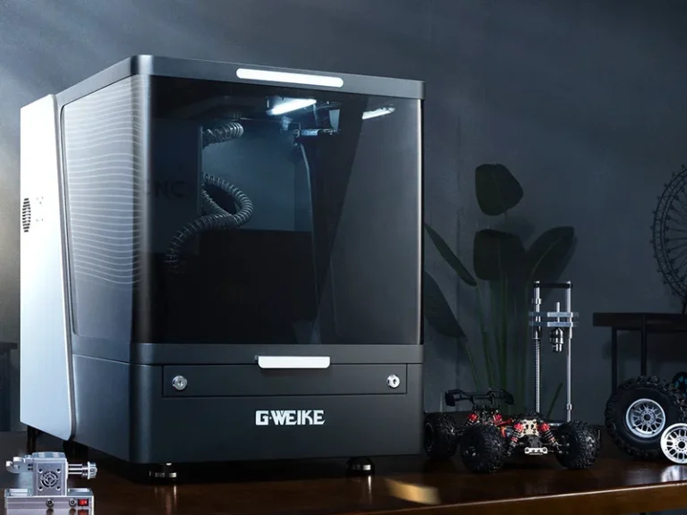 Gweike C1 desktop CNC with automatic tool changer